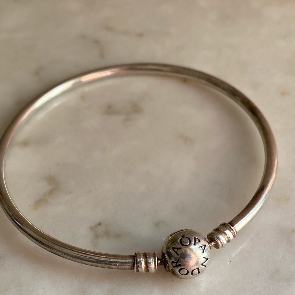 Pandora Silver Bangle Bracelet Small 6.7
